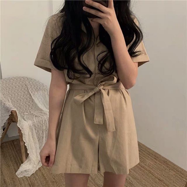 Set áo liền quần picnic