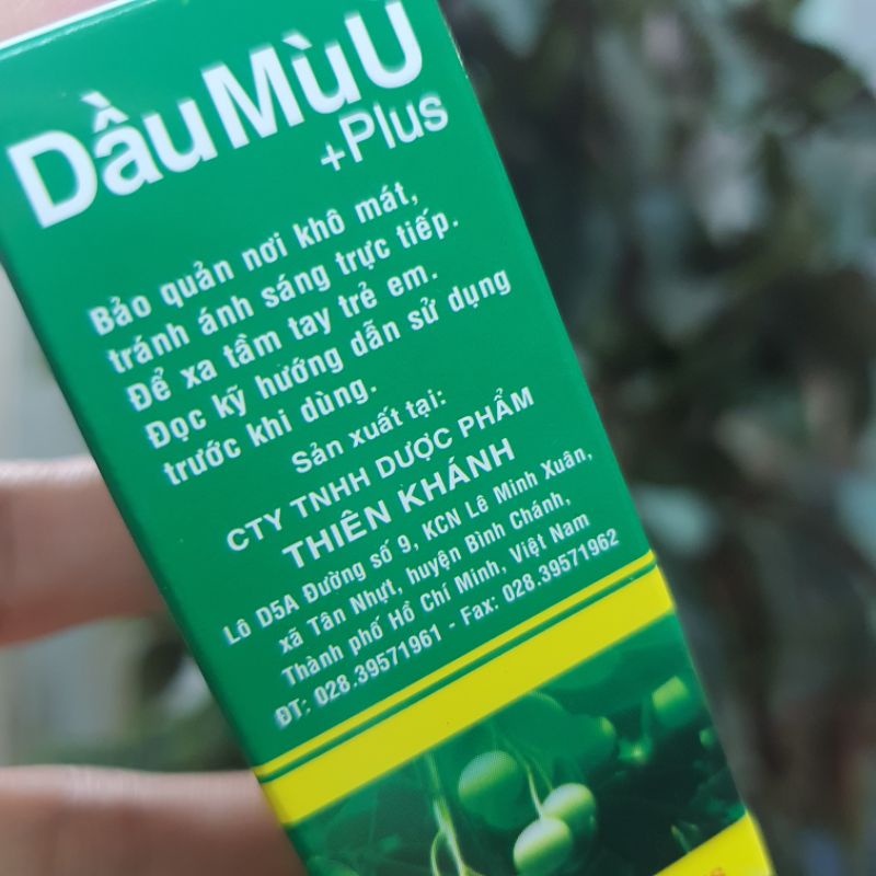 Dầu mù u Plus Thiên Khánh  mềm da, giảm nứt nẻ khô da 12ml - Đông Anh Pharmart