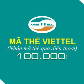 Mã thẻ Viettel 100.000