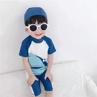 Set bơi rời Shark bé trai- cá mập xanh