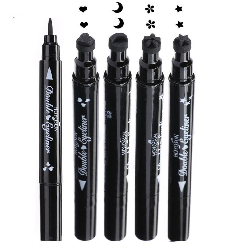 Bút Kẻ Mắt Dạng Lỏng 2 Trong 1 Nhanh Khô Chống Thấm Nước