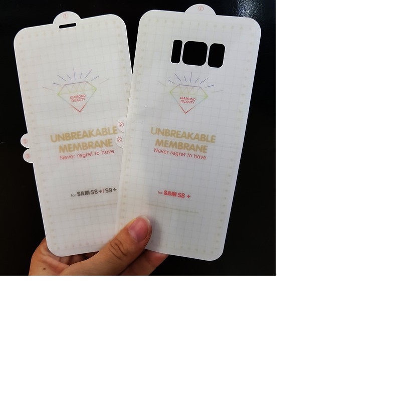 Bộ dán Fill PPF 2 mặt cho Galaxy S8/S8+/S9/ S9+/ S10/ S10+/ Note 8/ Note 9/ S10 5G/ S10e Full màn hình và mặt lưng