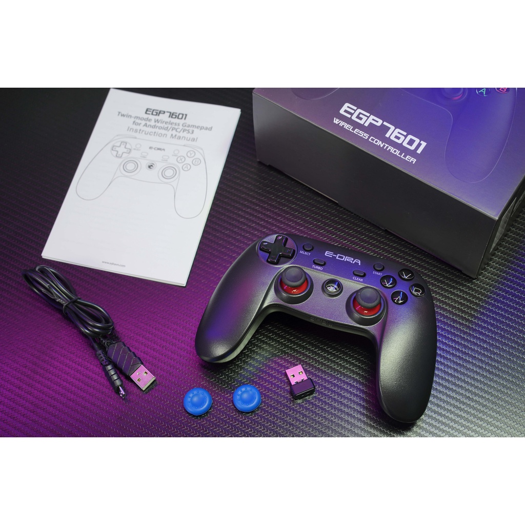 Tay cầm chơi game không dây Edra EGP7601