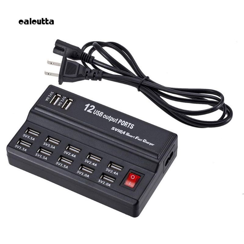 Bộ sạc 12 cổng USB siêu tiện dụng