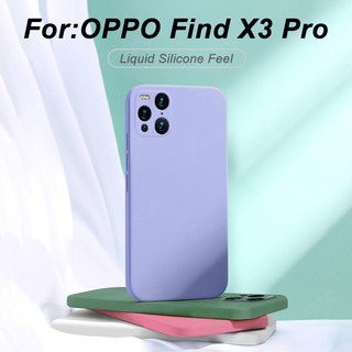 Ốp điện thoại màu trơn bảo vệ cho OPPO Find X3 Pro FindX3Pro