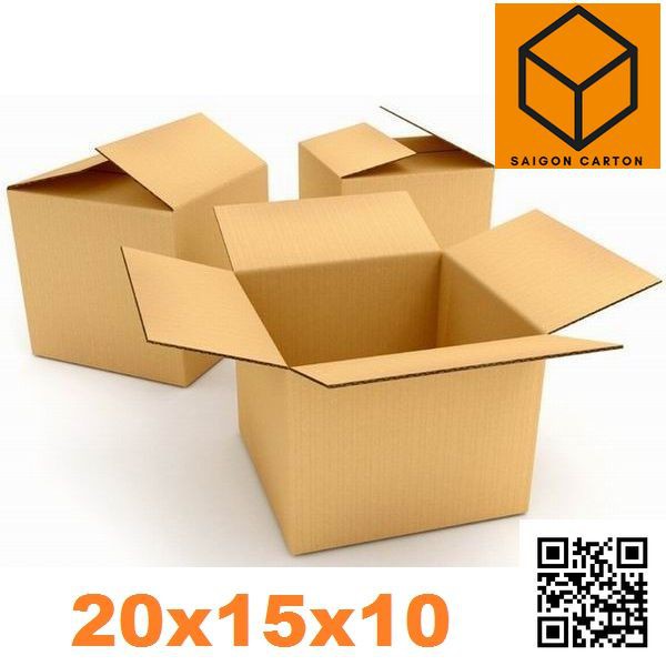 100 Thùng carton Sài Gòn size 20x15x10