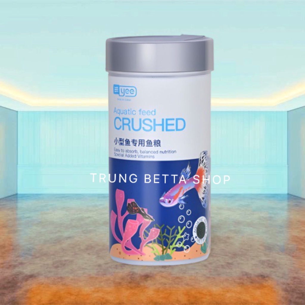 Thức Ăn Thủy Sinh Yee - Thức Ăn Đặc Biệt Cho Cá Nhỏ -Thức Ăn Cho Cá Bảy Màu 80g 170g (Crushed)