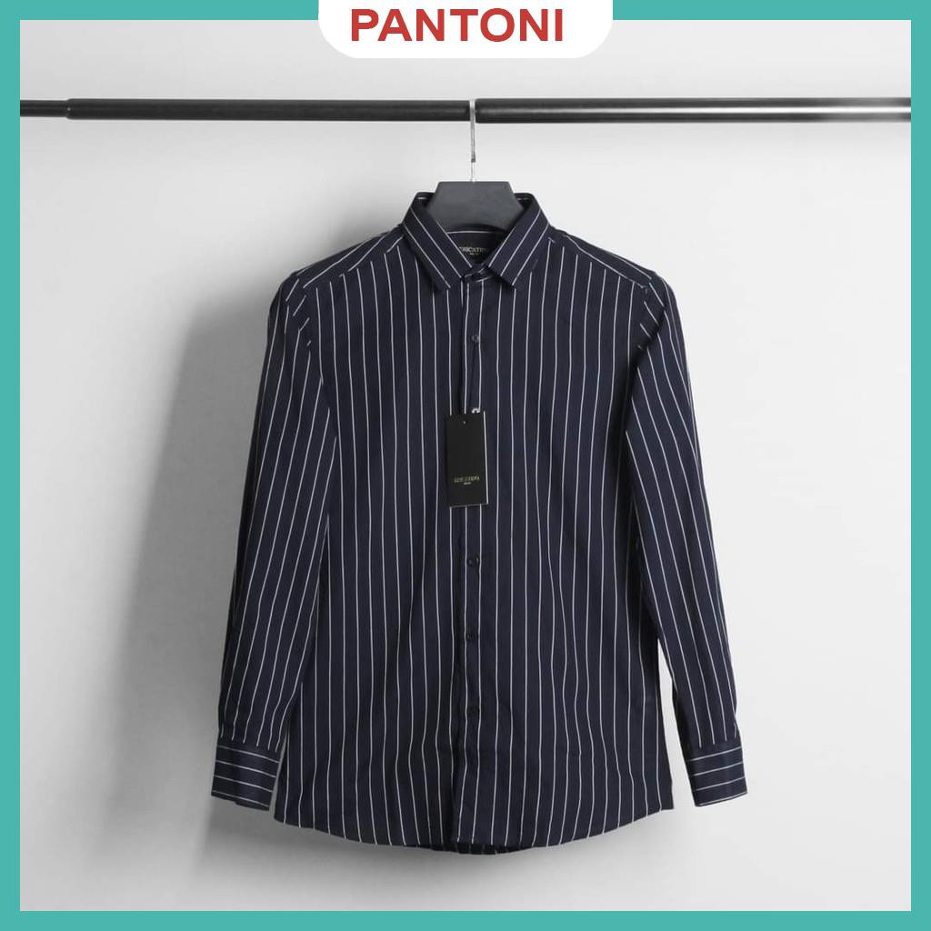 Áo sơ mi kẻ sọc nam, vải lụa cao cấp thái chống nhăn cao cấp, dáng ôm body, trẻ trung cá tính mã [SMKS] | BigBuy360 - bigbuy360.vn