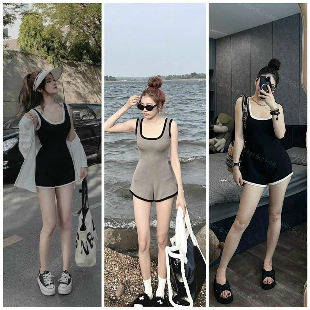 Jum viền thun gân có khóa kéo sau. Có sẵn