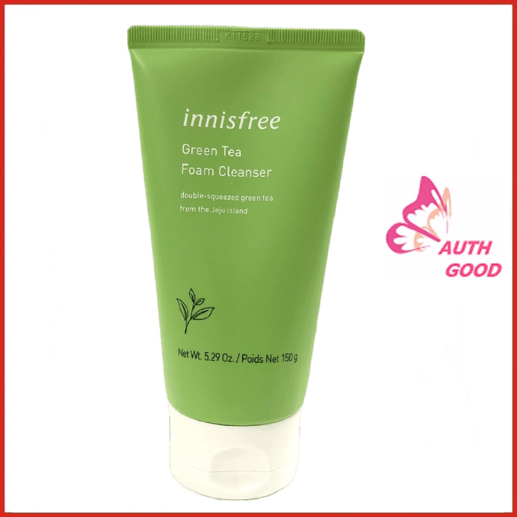 Sữa Rửa Mặt 💖FREESHIP💖 Sữa Rửa Mặt Trà Xanh Innisfree Green Tea Foam Cleanser 150ml
