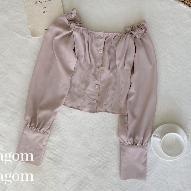 [SALE 79k giá bán 250k ] ÁO CROPTOP DÚN LY NGỰC