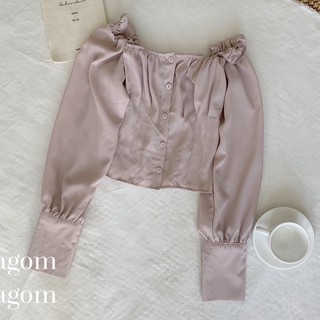 Áo croptop dún ly ngực