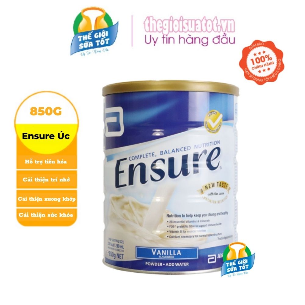 Sữa Ensure Úc 850g