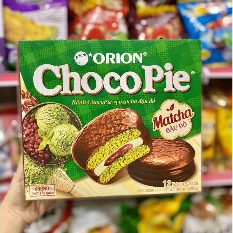 BÁNH ORION CHOCOPIE ĐỦ VỊ HỘP 12C