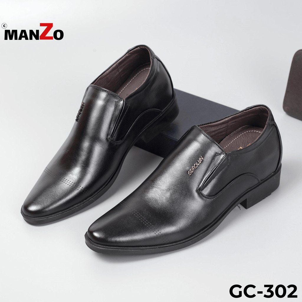 [Tăng chiều cao 6cm] Giày da nam cao cấp dành riêng cho dân công sở - Manzo GC302