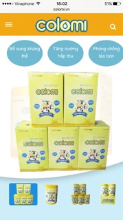 Sữa non colomi ( 51% sữa non )