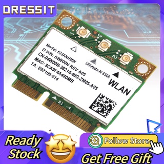 [Dressit]Card Wifi Không Dây Mini Pci-E 450m 2.4 / 5ghz Cho Laptop Asus Dell