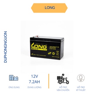 💥Bình ắc quy cho bộ lưu điện ups LONG 12V 7.2Ah - Hàng Chính Hãng