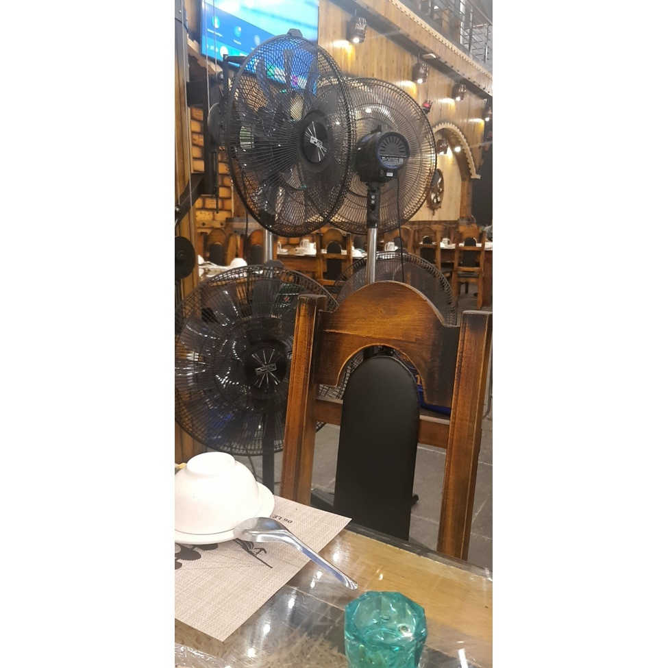 Quạt đứng công nghiệp 2 đầu AC AIS02D1818, màu đen , bảo hành 24 tháng