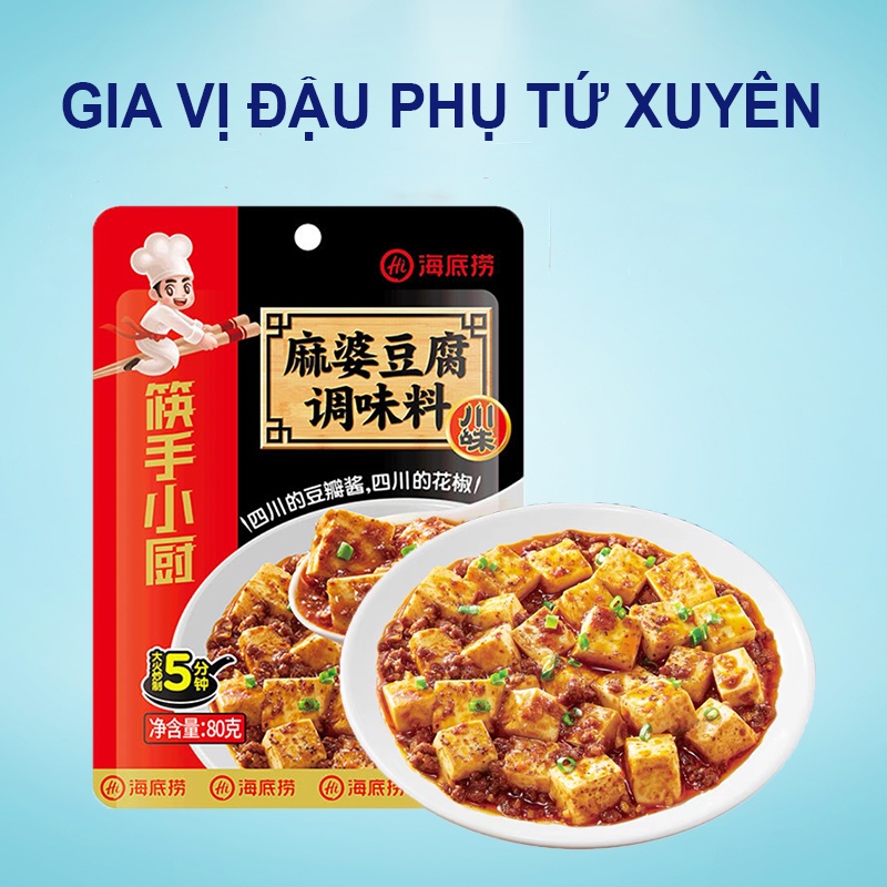 Đậu phụ tứ xuyên – Gia vị nấu đậu phụ cay Tần mã chuẩn vị
