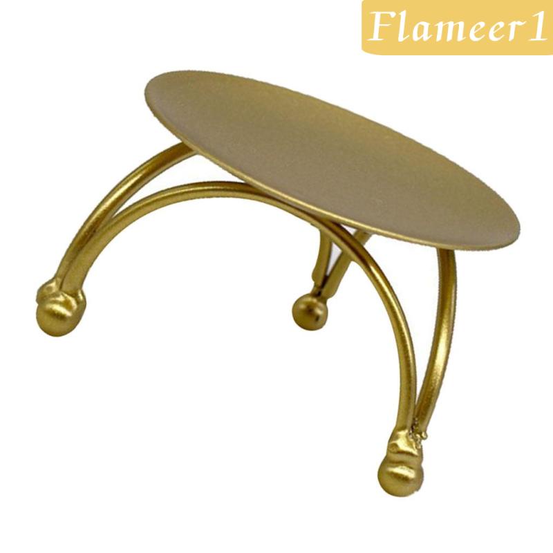 [flameer1] 1 Giá Đỡ Đèn Cầy Màu Vàng Trang Trí Trung Tâm