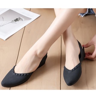 Giầy nhựa dẻo cao 3cm