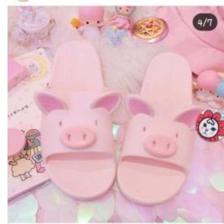 Dép lợn hồng