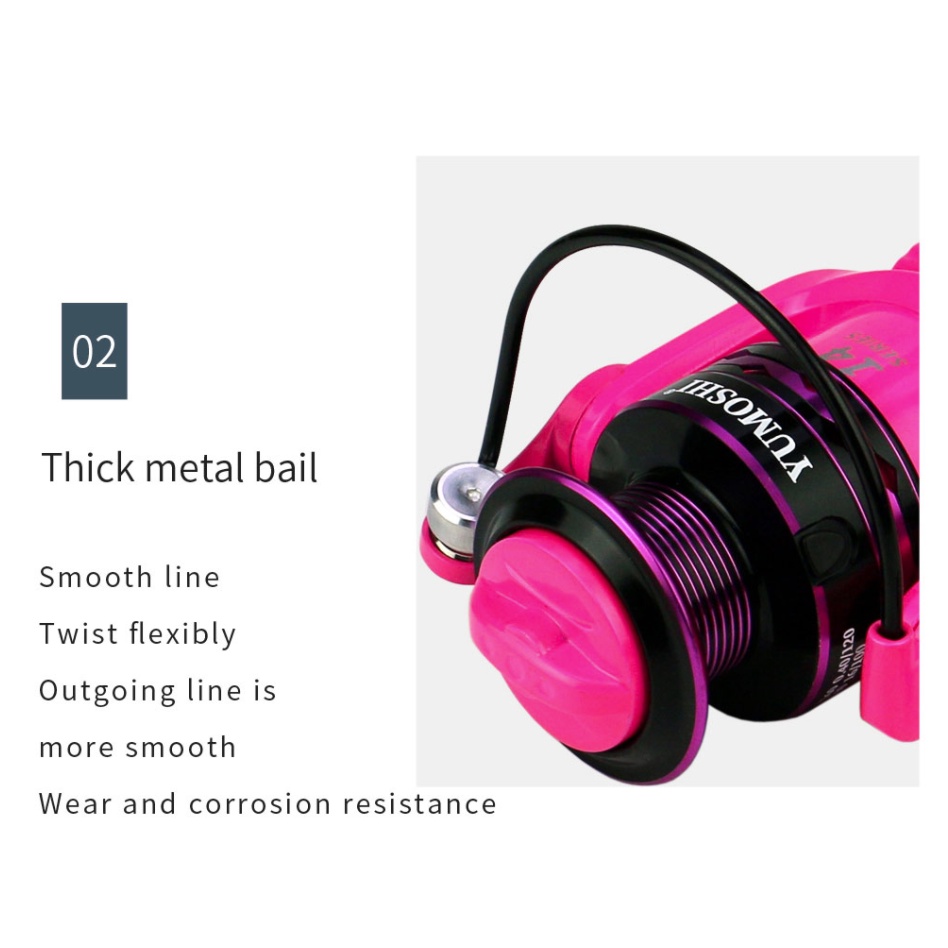 Máy Câu Cá 2000-7000 Bằng Hợp Kim Nhôm