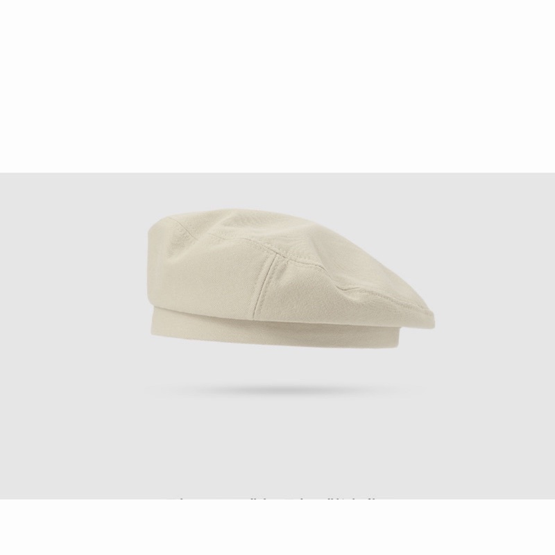 Mũ nồi cotton nhiều màu , beret có dây điều chỉnh BRABOX