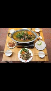 Khay cá chép om dưa