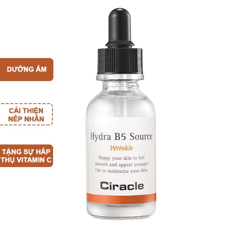 [HÀNG NHẬP KHẨU] Tinh Chất Serum Dưỡng Ẩm Phục Hồi Da Tổn Thương, Chống Lão Hóa Ciracle Hydra B5 Source 30ml