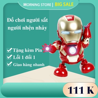 Đồ chơi siêu anh hùng người sắt Iron Man Người Nhện Spider Man nhảy múa theo nhạc cực đáng yêu