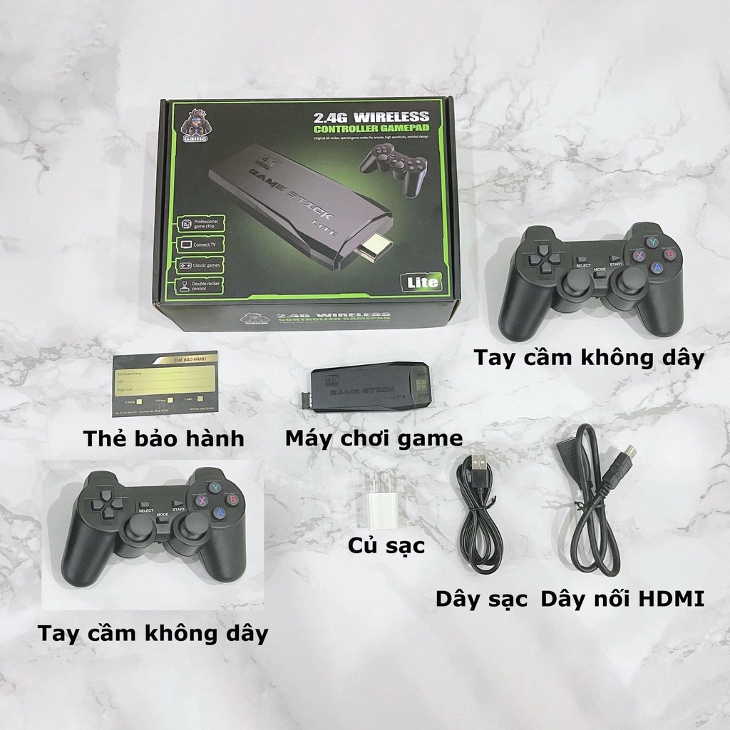 Máy Chơi Game Stick 3500 Lite HDMI𝑭𝑹𝑬𝑬𝑺𝑯𝑰𝑷máy điện tử 4 nút cầm tay không dây hỗ trợ hai người chơi cùng lúc