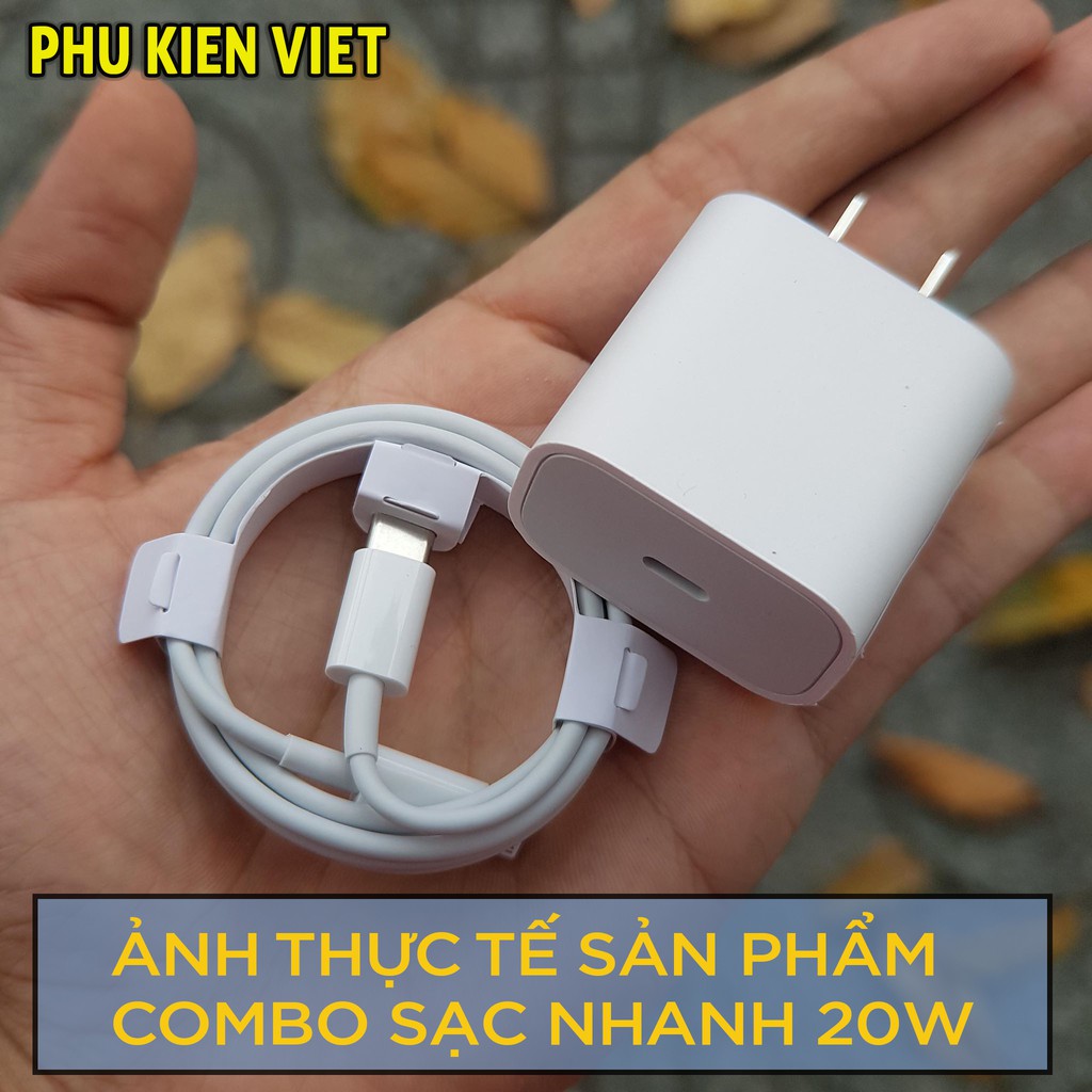 Sạc nhanh iPhone 20W chính hãng 7/8/7plus/8plus/x/xs/xr/xsmax/11/11pro/11promax/12/12mini/12pro/12promax - Phụ Kiện Việt