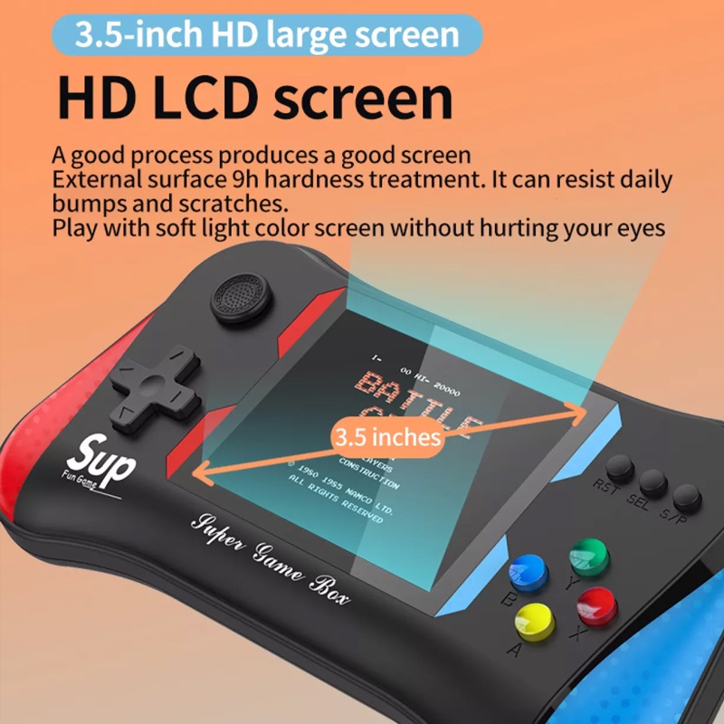 Máy Chơi Game Cầm Tay Blueow X7M Cổ Điển Mini 500 Trò Chơi Hỗ Trợ TV Và Hai Người Chơi Cho Trẻ Em