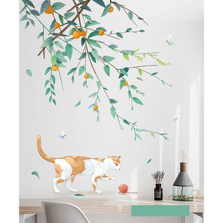 Decal dán tường Mèo con tinh nghịch