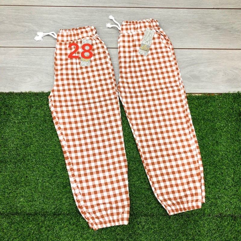 [Mã FAMAYWA giảm 10K đơn 50K] QUẦN BAGGY THUN KẺ SỌC- CARO [HÌNH THẬT] [FREESHIP] | BigBuy360 - bigbuy360.vn