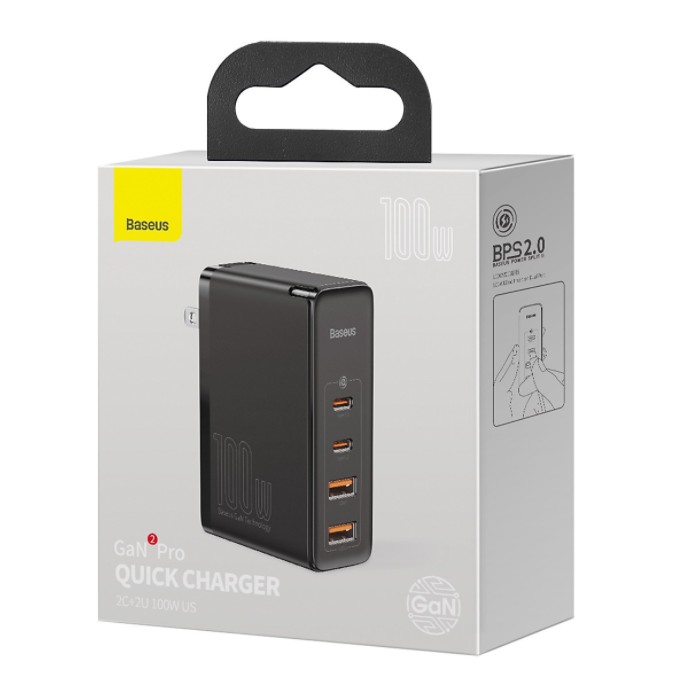 Baseus GaN2 Pro Quick Charger 4 Ports 100W