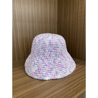 Nón Bucket ( len móc màu kẹo ngọt )