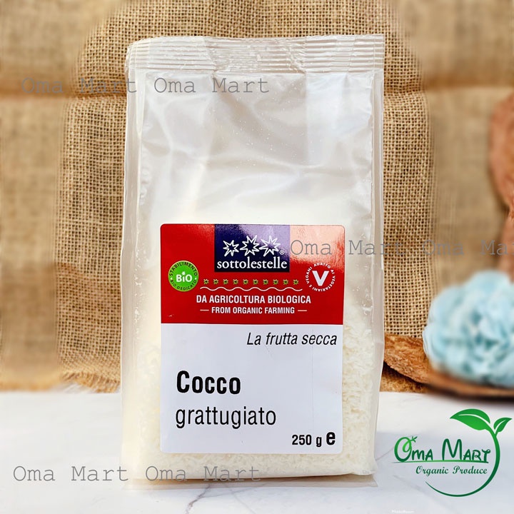 Vụn dừa hữu cơ Sottolestelle 250g