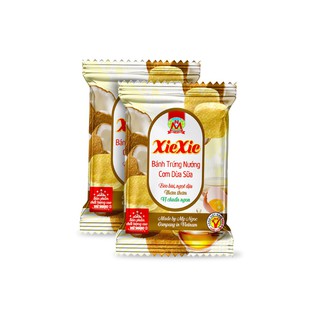 XieXie _ 1Kg Bánh trứng nướng XieXie CƠM DỪA sữa tươi - Baked egg cake with Coconut meat 1Kg