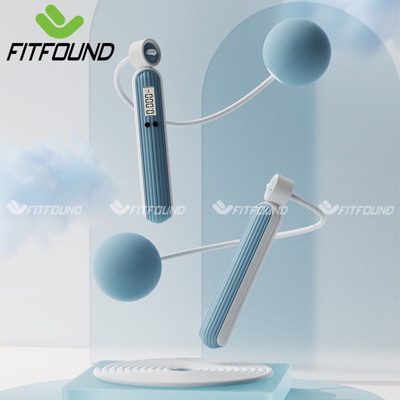 Dây Nhảy Đo Calo Không Dây Có Bóng Đếm Số Vòng Tập Thể Dục, Thể Lực Giảm Cân