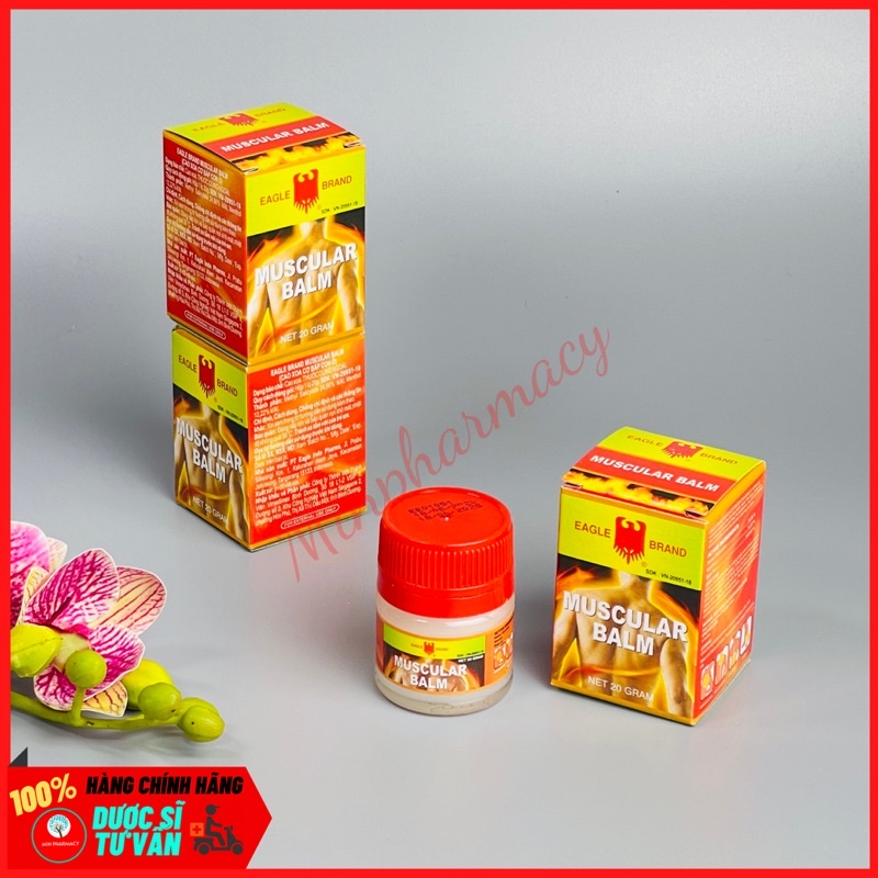 Dầu cù là Con Ó (cao xoa) EAGLE MUSCULAR BALM 20g - Minpharmacy