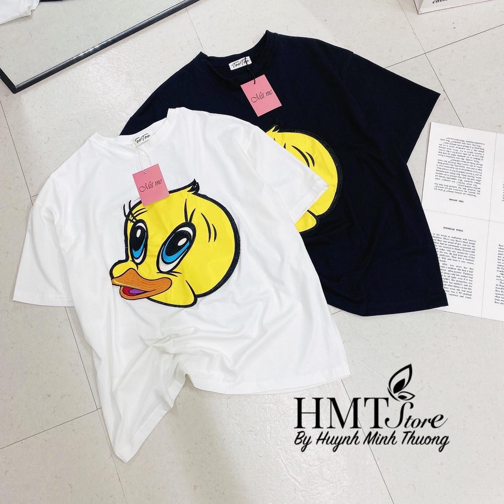 Áo thun thêu con vịt