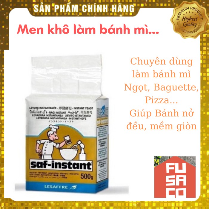 Men khô Ông đầu bếp / Men khô / Men Saf Instant / Men bánh mì / Men đầu bếp...[HÀNG CHÍNH HÃNG]