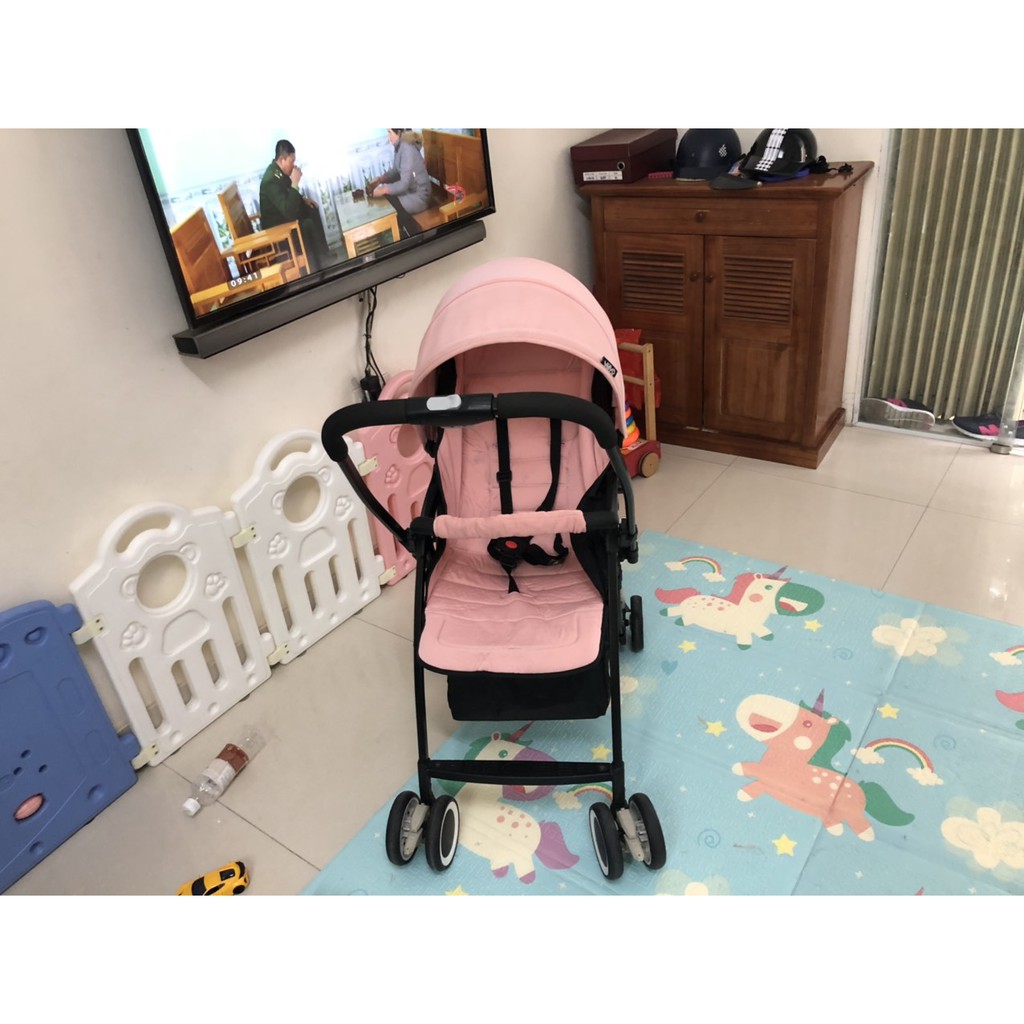 Xe đẩy vovo cho bé, xe 2 chiều 3 tư thế, xe đẩy giá rẻ cho bé, hàng new 95%, xe nhẹ nhàng chắc chắn