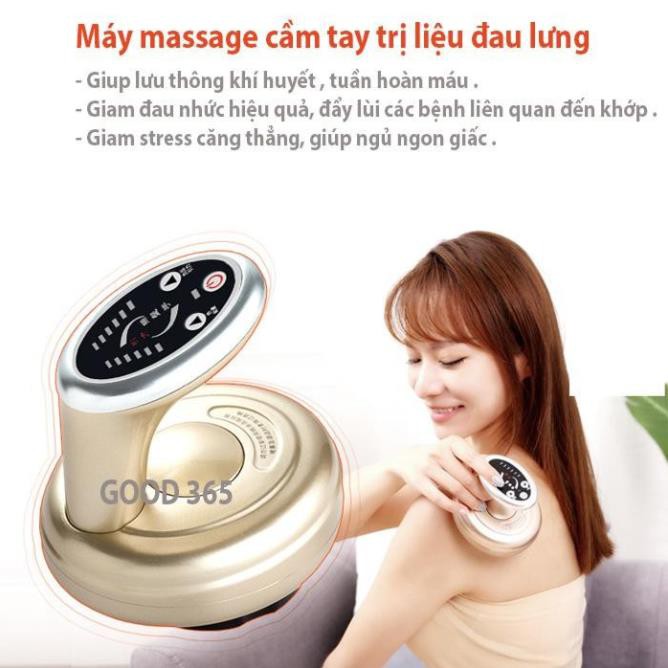 Máy Massage Cầm Tay kiêm chức năng cạo gió trị cảm hiệu quả