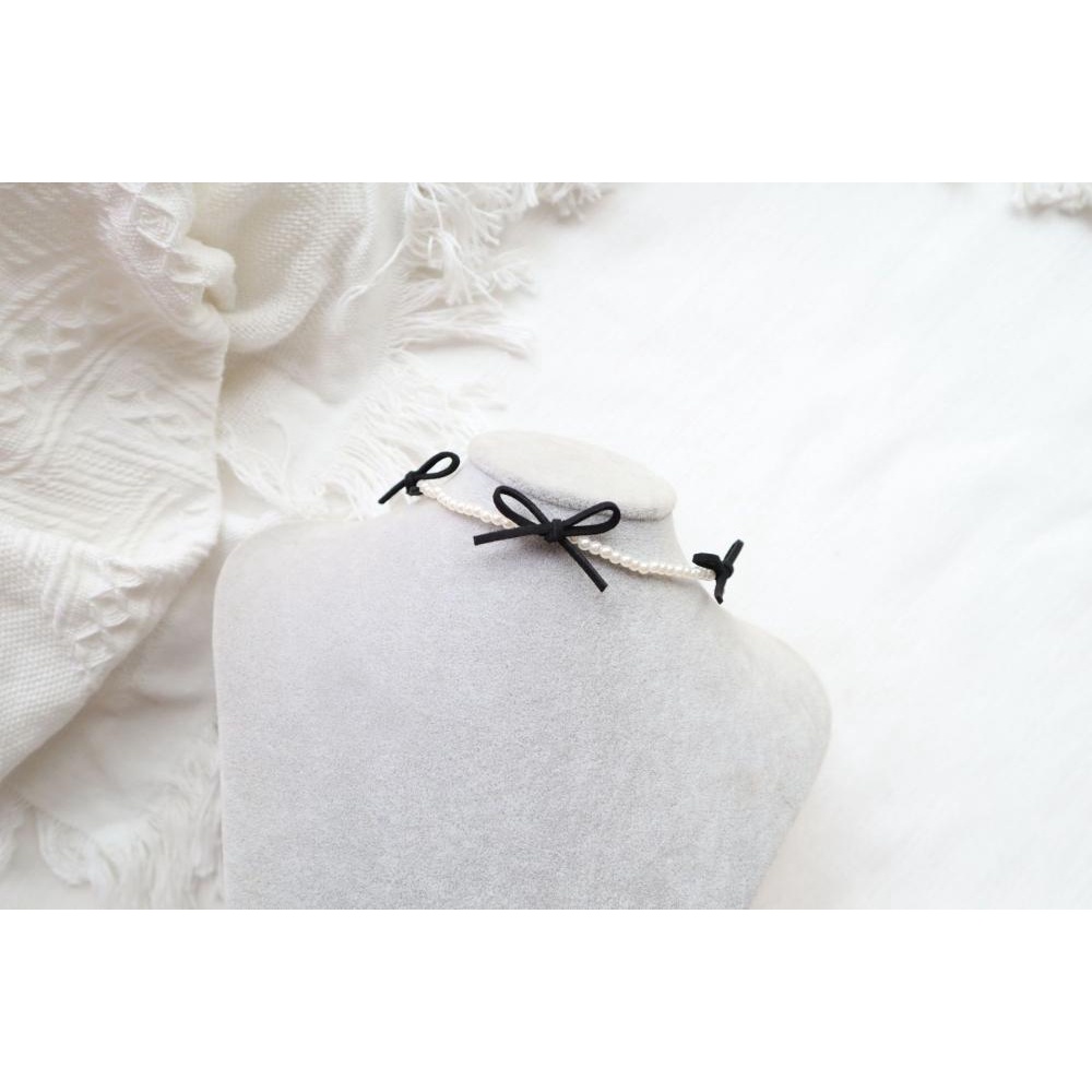 Vòng Cổ Choker Đính Hạt Ngọc Trai Và Dây Xích Thời Trang 2022 Mới