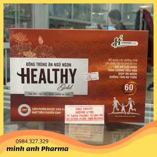 Viên uống Đông Trùng Ăn Ngủ Ngon Healthy Gold, 60 viên
