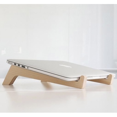 Giá Đỡ Laptop Gỗ Để Bàn Tản Nhiệt Tự Nhiên TechnoDecor Giá Đỡ Ipad Chống Mỏi Cổ Gấp Gọn Dành Cho Macbook Ipad Tablet
